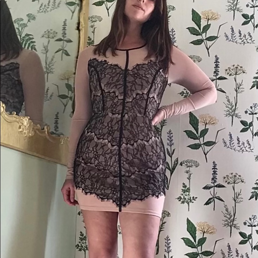 Pink Lace Dress by Lush